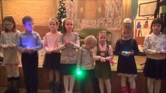 Дети воскресной школы читают стихи на Рождество Христово, 2017 смотреть онлайн