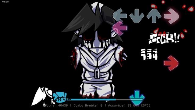 FNF Lullaby Lost Gold V1 Silver - Monochrome (4k)