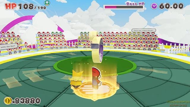 Paper Mario The Origami King - All Boss Finisher KO Animations
