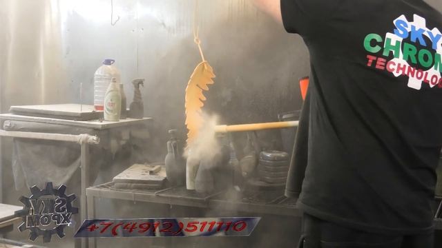 Порошковая Металлизация подробно и истязание покрытия от Sky Chrome technology смотреть онлайн