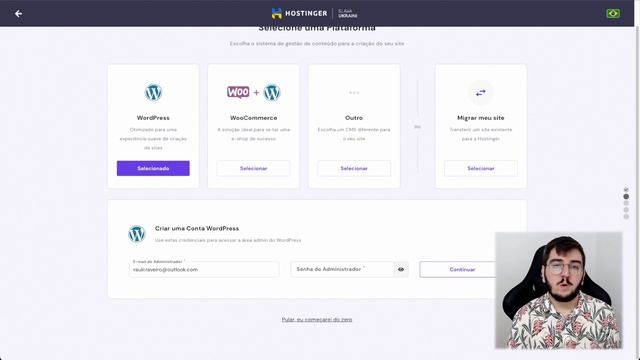 Como criar um site WordPress na Hostinger de maneira SIMPLES! смотреть онлайн