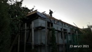 Дом своими руками. Дом из керамзитобетона монолит. Заливной дом.  Хроника.