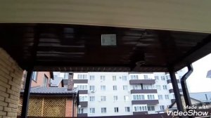 ВЕРАНДА. ПОДШИВАЮ ПОТОЛОК ВИНИЛОВЫМ САЙДИНГОМ!
