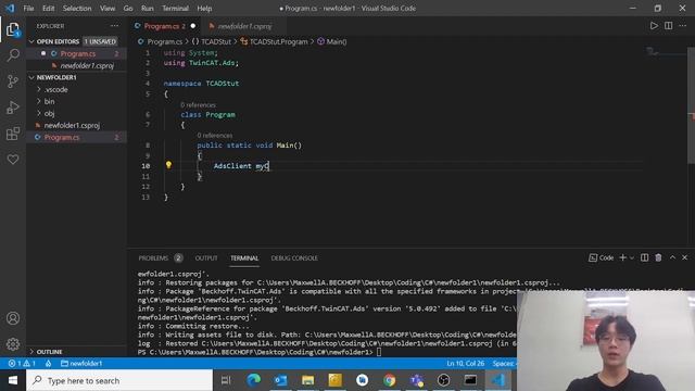 C# ADS for TwinCat смотреть онлайн