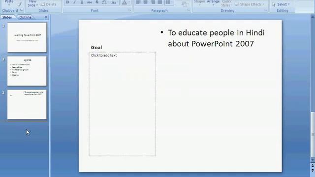 Learn Computer in Hindi Microsoft Powerpoint 2007 Basics Part 2 смотреть онлайн