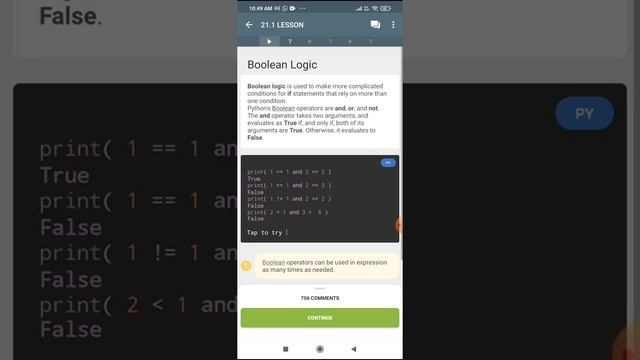 Telugu Python boolean logic and, or смотреть онлайн