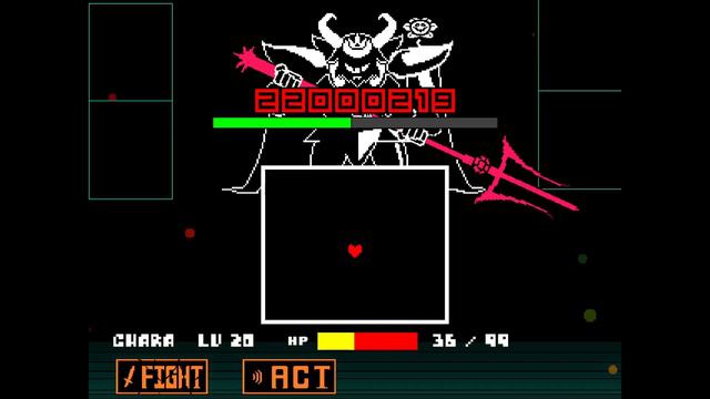 Undertale - Genocide Asgore remake NO ITEM смотреть онлайн