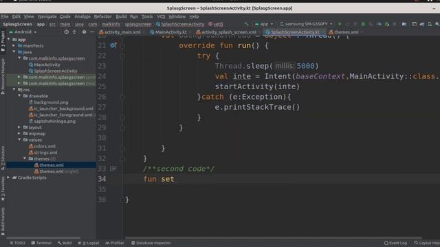 kotlin android studio How to Create Welcome Screen (Splash Screen),Splash Screen - Android kotlin. смотреть онлайн