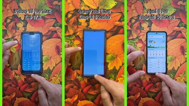 One UI 6 Stable vs iOS 17 vs Pixel UI Animations! смотреть онлайн