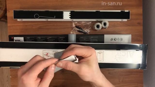 Краткий обзор душевого водоотводящего желоба AlcaPlast APZ106 смотреть онлайн