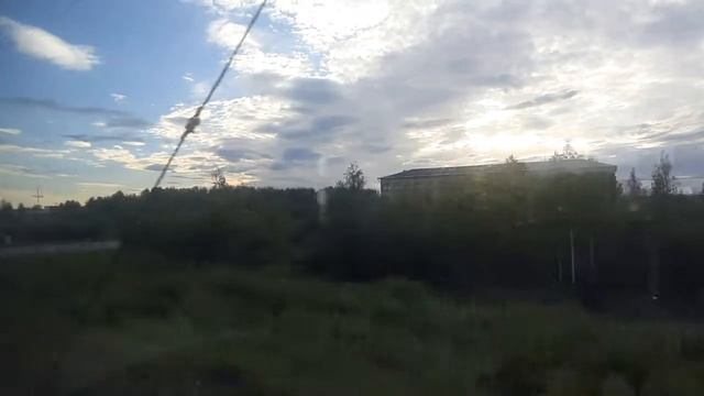 Станция Сухона из окна поезда 01.06.2021 смотреть онлайн