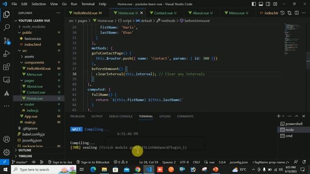 Unmounted Lifecycle Hook in Vue JS | Vue JS 3 смотреть онлайн