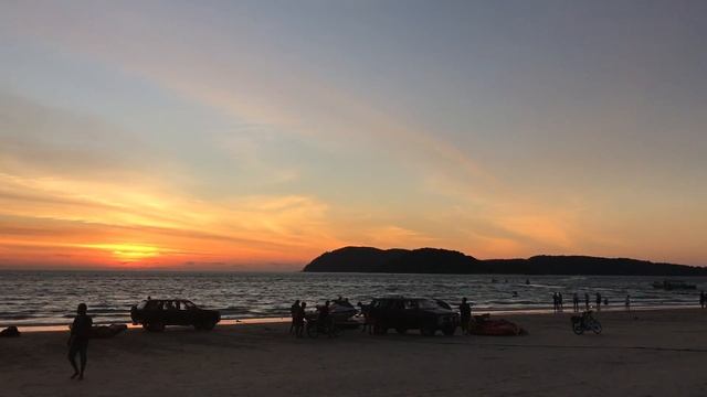 pantai cenang beach sunset смотреть онлайн
