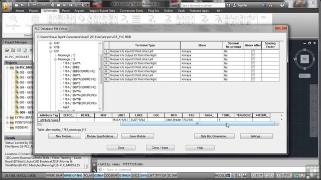 Autocad Electrical: Finishing The PLC Module смотреть онлайн