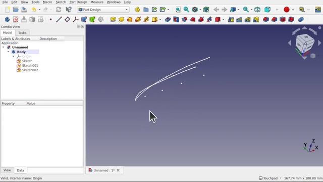 Example of Sketch Attachment and "Scaffold Sketches" in FreeCAD смотреть онлайн
