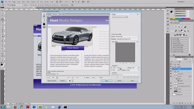 Slice Photoshop image and create html and css website. (Part 1) смотреть онлайн