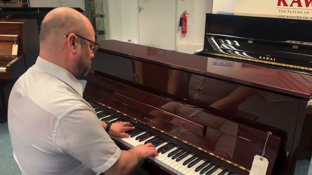 Kawai CX5 Upright Piano | Polished Mahogany | Used | Leyland Store смотреть онлайн