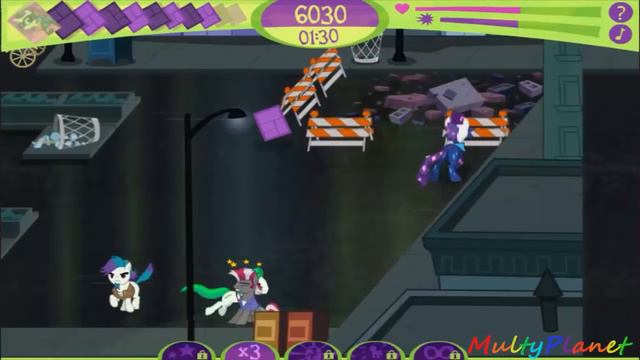 Мой маленький пони Могучие пони против Сумасгривной летсплей по игре #mylittlepony
