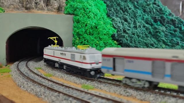 First Train Departure from this Station | HO Scale Rajdhani Train смотреть онлайн