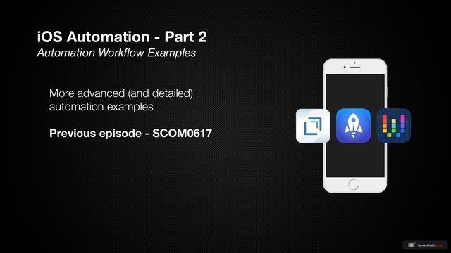 SCOM0625 - IOS Automation - Part 2 - Preview смотреть онлайн