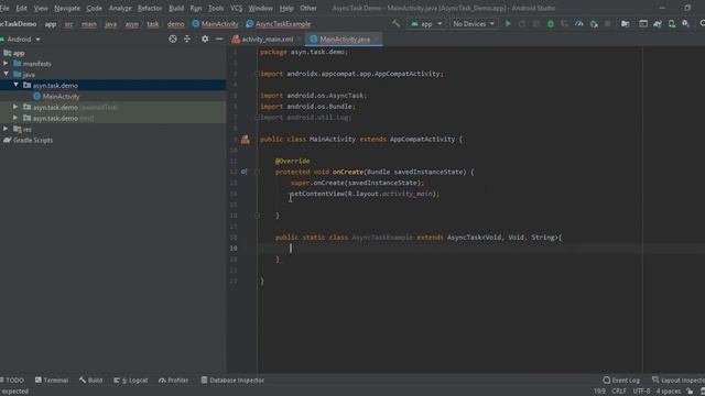 Async Task in Android Studio | Background Task |NetworkOnMainThreadException Solve|Android Tutorial смотреть онлайн