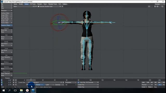 Урок LightWave 3d: MoCap Анимация персонажа смотреть онлайн