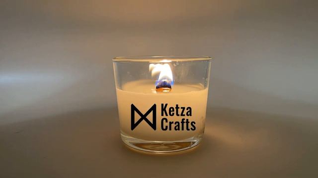 Как горит однослойный деревянный фитиль Ketza Crafts серии S в кокосовом воске смотреть онлайн