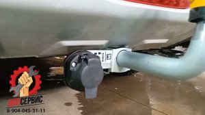 Фаркоп с оцинкованным шаром фирмы Motodor на Lada Vesta седан, универсал (вкл. Cross) / Vesta CNG.