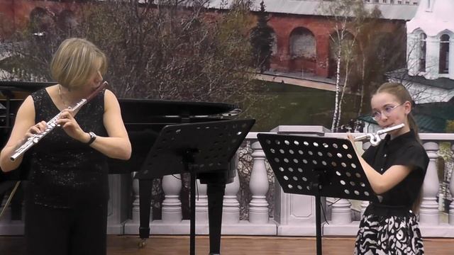 Г.Ф. Телеман, Дуэт для двух флейт соль мажор / G.P. Telemann, Duet for 2 flutes, TWV 40:107 смотреть онлайн