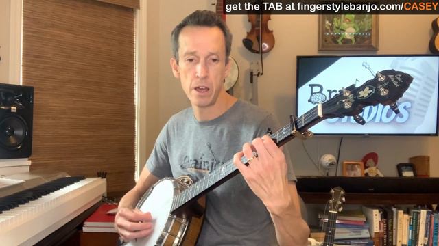 3 Finger Banjo Song and Tab: "Casey Jones" смотреть онлайн