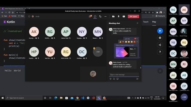 Android Study Jams Bootcamp - Introduction to Kotlin (Session 2) смотреть онлайн