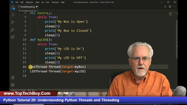 Python Tutorial 20: Understanding Python Threads and Threading смотреть онлайн