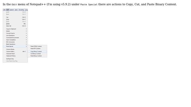 How can I copy binary data in Windows (preferably with Notepad++)? (2 Solutions!!) смотреть онлайн