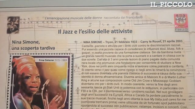 Alle Poste di Trieste la mostra sull'emancipazione musicale delle donne attraverso i francobolli смотреть онлайн