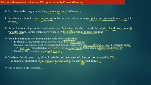 Virtual Addresses | Heap Memory Management & Paging - part 4/23 | Operating System Concepts смотреть онлайн
