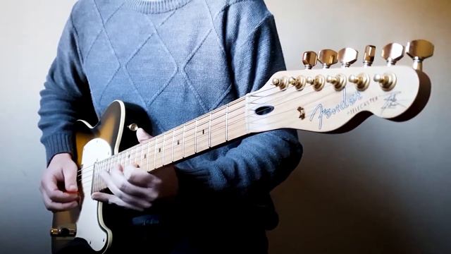 U2 - With or whiteout you (guitar cover) Fender telecaster Kotzen signature смотреть онлайн