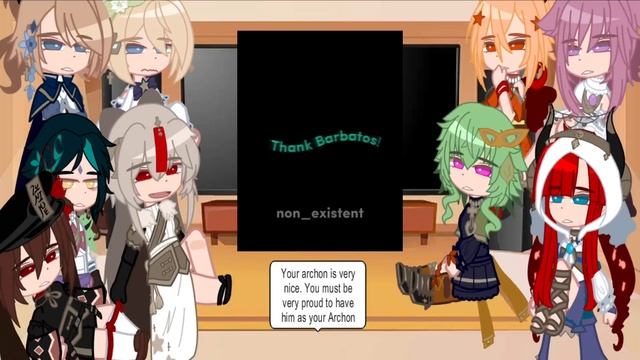 Genshin Impact React to Their Archons~ GENSHIN IMPACT~ Reaction Vid~ Lxna смотреть онлайн