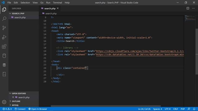 How to create search option or feature using PHP 7 смотреть онлайн