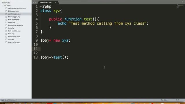 OOPS Concept in PHP in HINDI | How to delete created object in object oriented programming | Part-1 смотреть онлайн