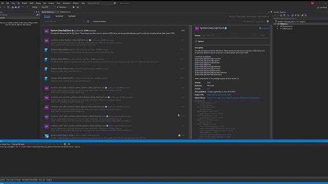 Instalar System.Data.SqlClient con NuGet Package Manager смотреть онлайн