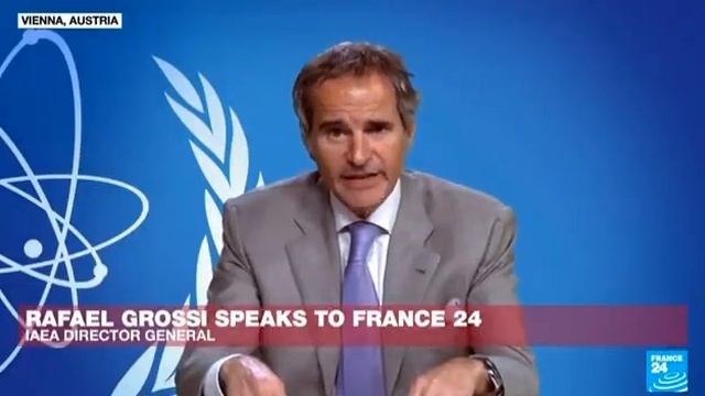 Внезапно, Рафаэль Гросси, гендиректор МАГАТЭ, расстроил ведущего France24