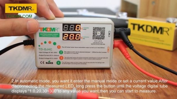 TKDMR GJ4C Newest LED Backlight Tester How To Test TV LED BackLights use LED TESTER!
