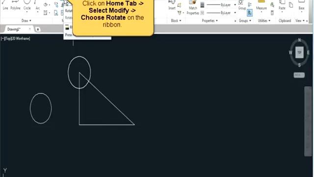 how to use rotate tool in autocad 2015 смотреть онлайн