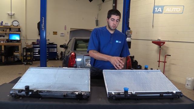 How to Replace Radiator 04-06 Cadillac CTS смотреть онлайн