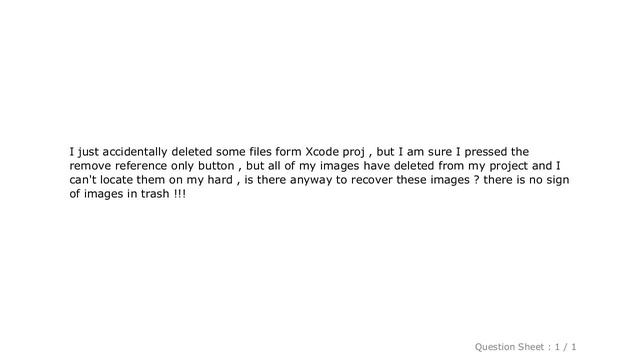 iOS : Recovery deleted files from Xcode смотреть онлайн