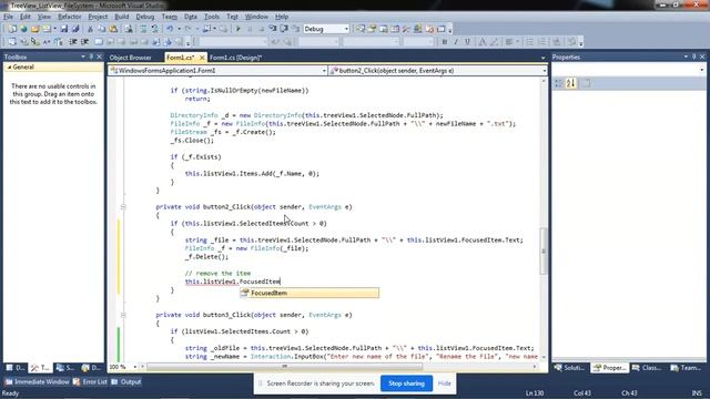 How to add item to TreeView and ListView in C# (Part 5) смотреть онлайн