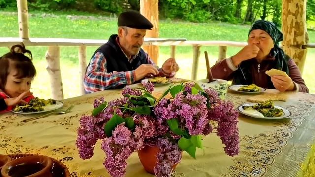 Жареный Дикий Лук. Два Рецепта в Одном Видео. Лезгинское Национальное Блюдо. смотреть онлайн