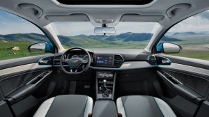 Его задумывали как грузовик? Чем удивил салон кроссовера Jetta VS5 2024