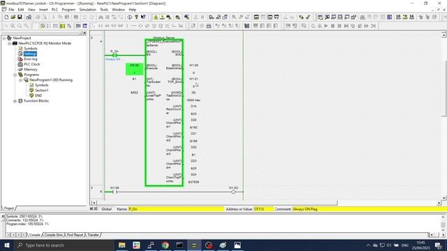 PHP Modbus TCP for SCADA PLC CONTROL on OMRON CP2EN and RASPBERRY PI смотреть онлайн