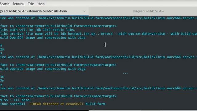 Producing binary identical builds of OpenJDK19 on Linux with the Temurin build scripts смотреть онлайн
